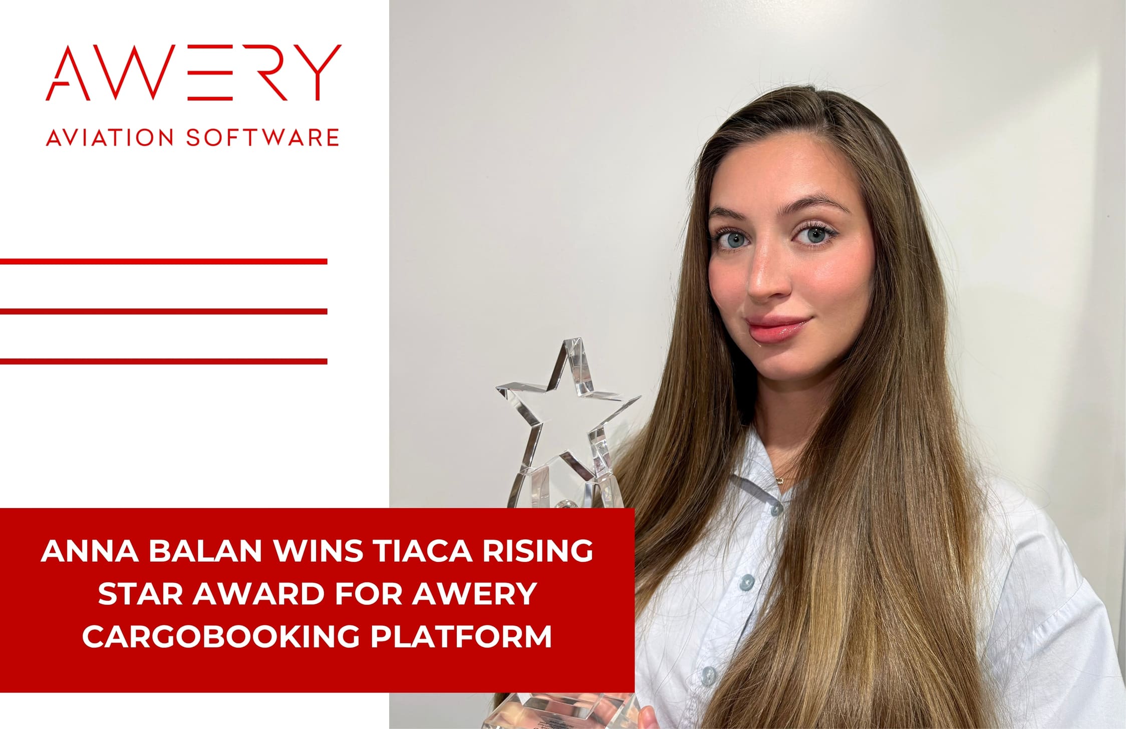 Anna Balan, Head of CargoBooking, Wins TIACA Rising Star Award