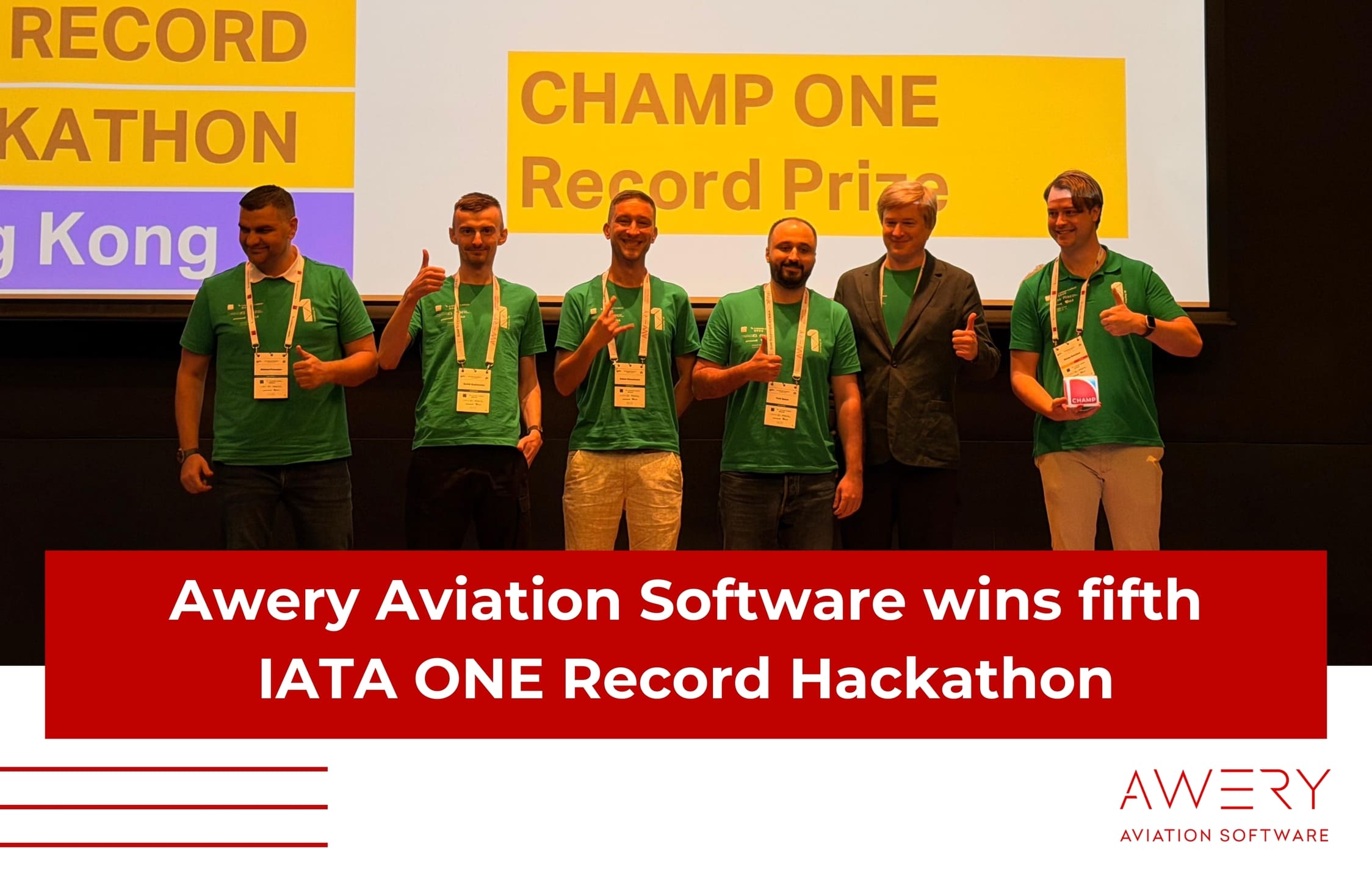 Awery Wins Fifth IATA ONE Record Hackathon